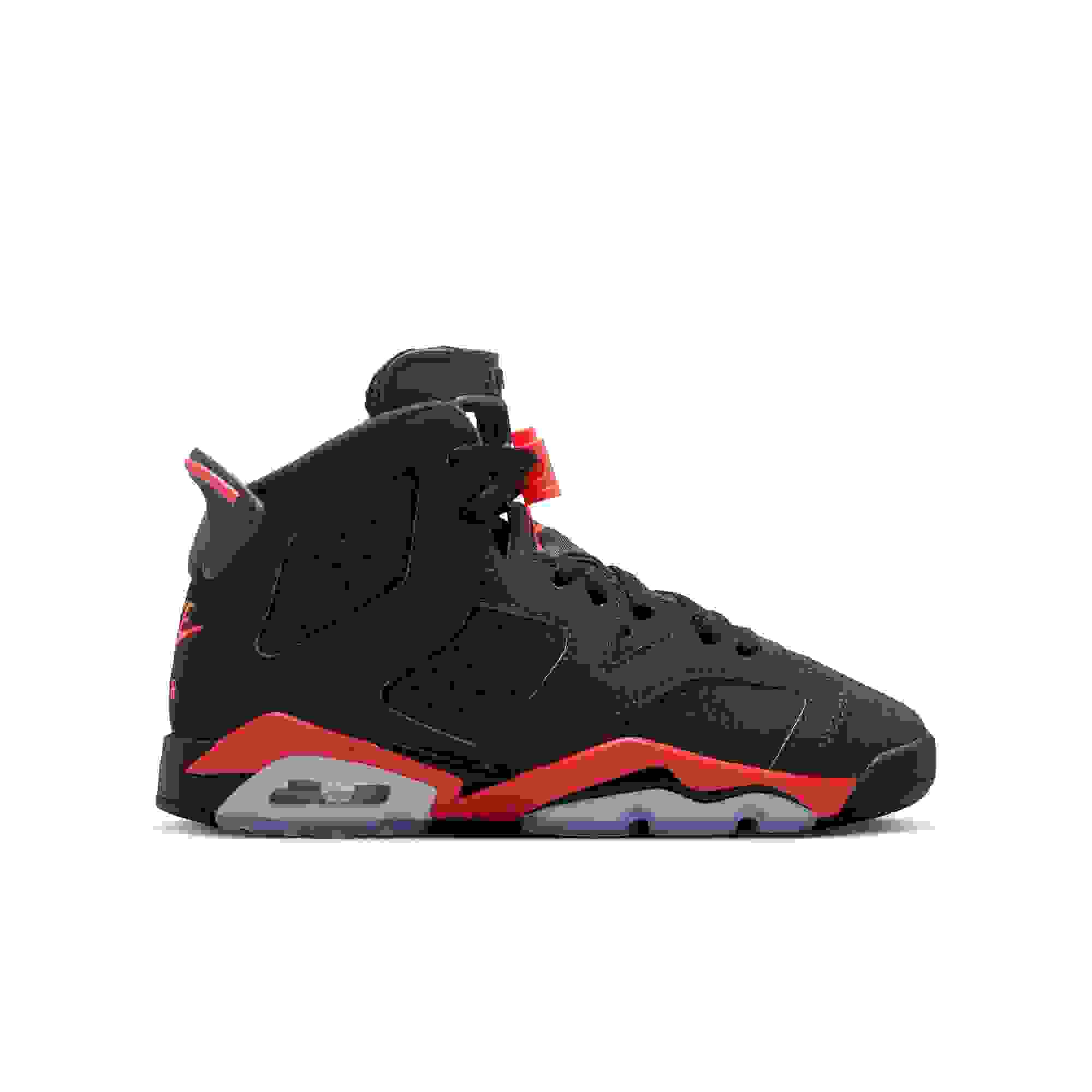 Jordan 6 Retro Grade School Kids' "Infrared Salesman" Shoe